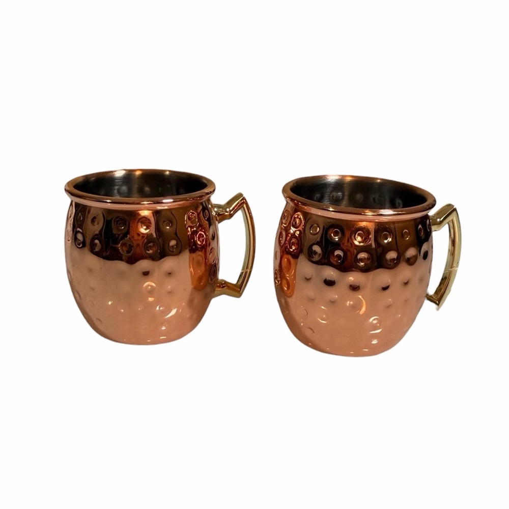 2 pc Copper Moscow Mule Mini Mugs Espresso Set from Hobby Lobby